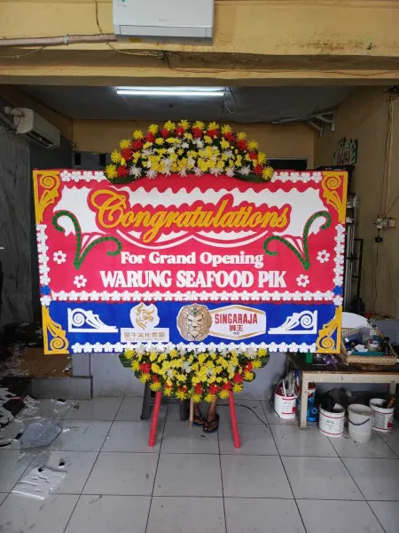 Papan Bunga Ucapan Selamat Cengkareng