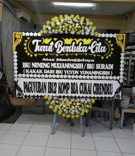 Papan Bunga Duka Cengkareng