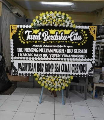 Papan Bunga di Cengkareng
